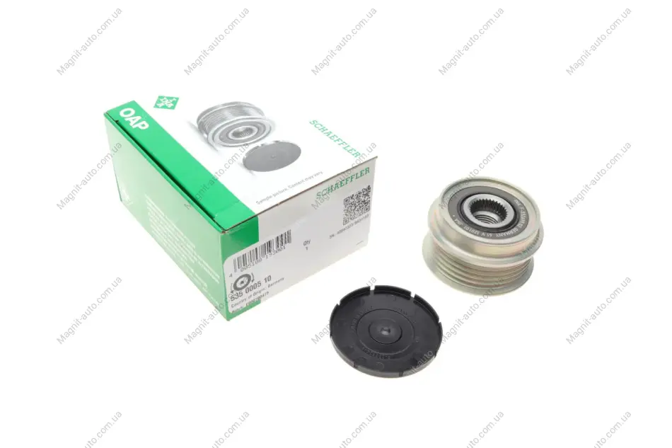 Муфта поліклинового VW AUDI 19TDI 93- [90/120A] INA 535000510 (фото 1)