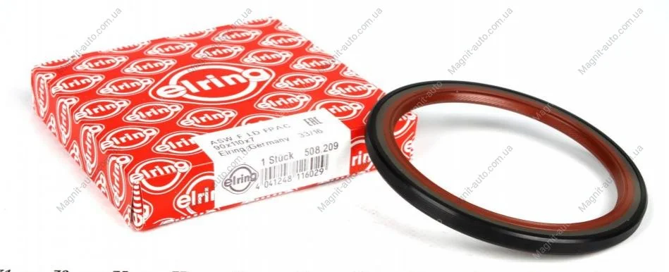 Сальник 90X110X7 CITROEN/FIAT/HONDA/HYUNDAI/LANCIA/PEUGEOT/ROVER/SUZUKI/TOYOTA/LADA ELRING 508.209 (фото 1)