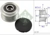 Шків генератора FORD C-MAX, FOCUS C-MAX, FOCUS I, FOCUS II, GALAXY II, MONDEO IV, S-MAX, TOURNEO CONNECT, TRANSIT CONNECT 1.8D 03.01-06.15 INA 535009810 (фото 3)
