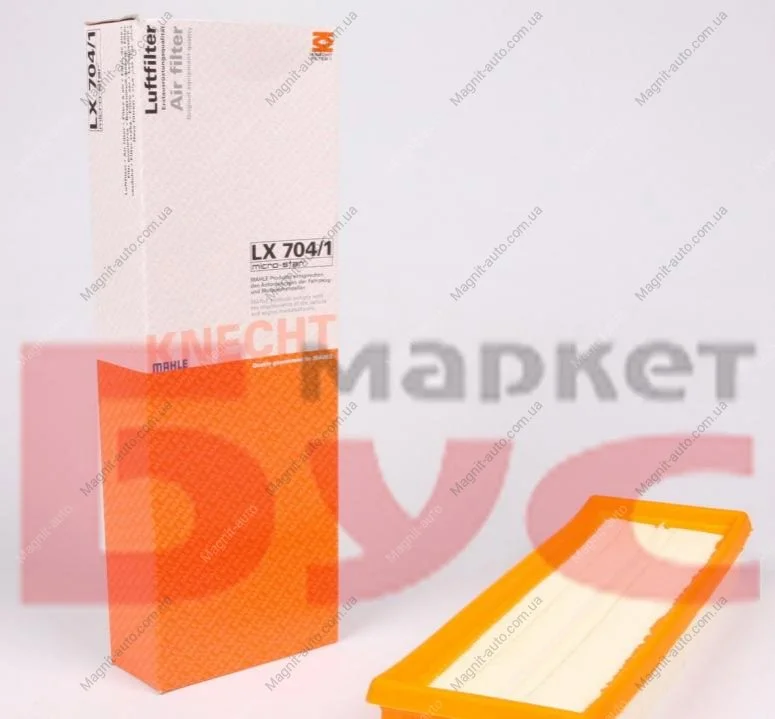 Фильтр воздушный Renault MAHLE / KNECHT LX 704/1 (фото 1)