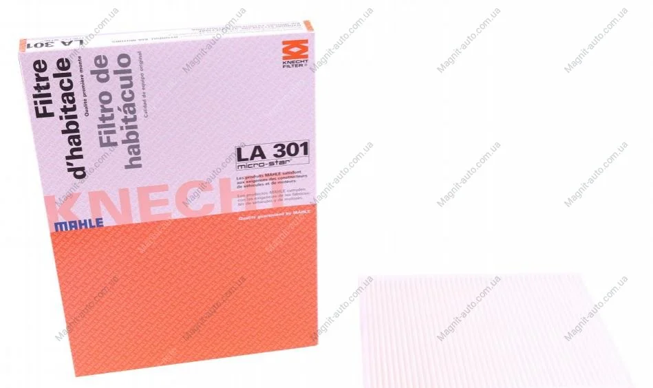Фільтр салону MAHLE / KNECHT LA 301 (фото 1)