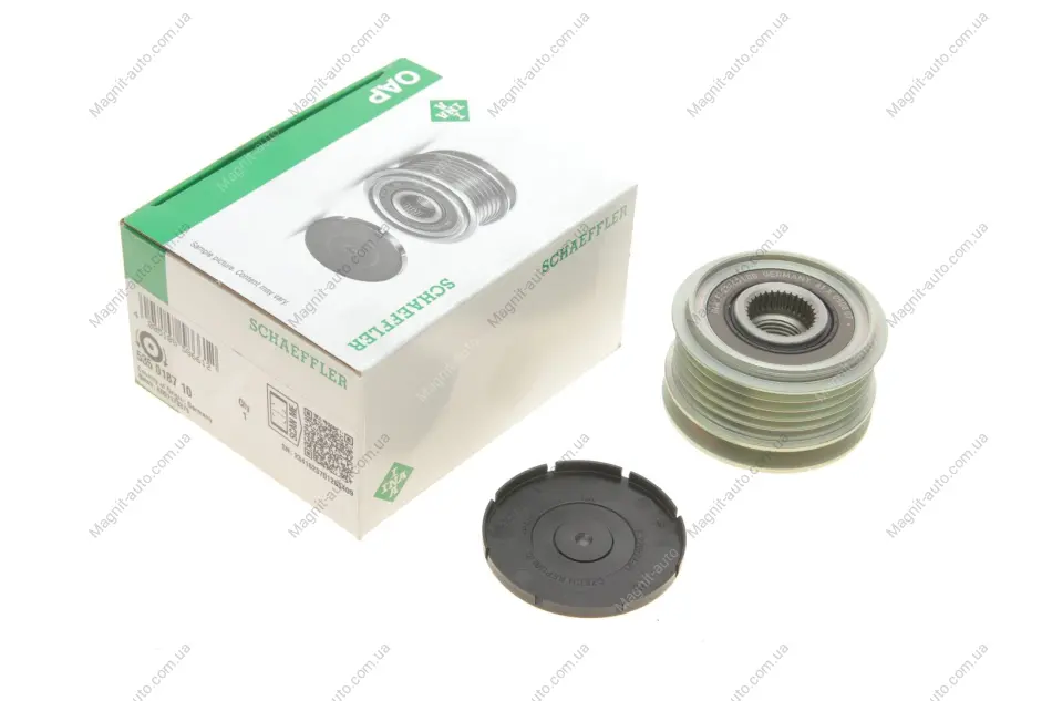 Муфта генератора, Accent 05-10, Elantra 10-, Getz 02-09, i10, і20, і30, і40, Matrix INA 535018710 (фото 1)