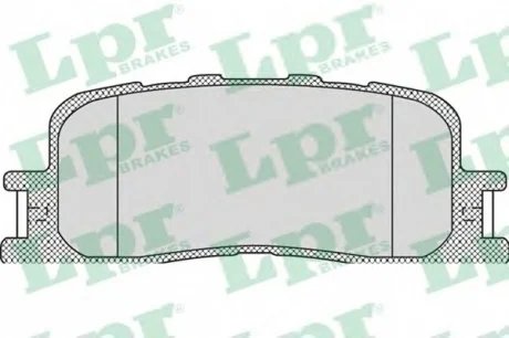 Гальмівні колодки дискові LPR 05P1115
