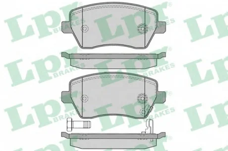 Тормозные колодки дисковые LPR 05P1229