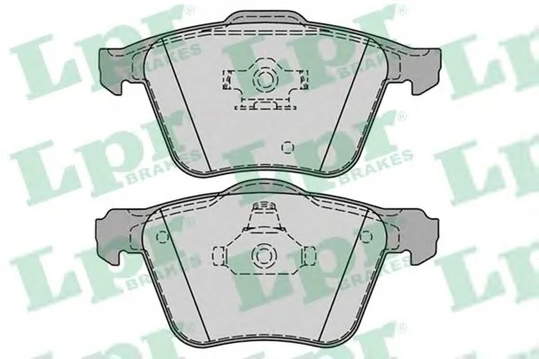 Комплект тормозных колодок из 4 шт. дисков LPR 05P1237 (фото 1)