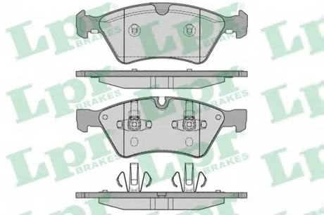 Колодки тормозные, передние, R17/R18 X164/W164/211/251/463 LPR 05P1253