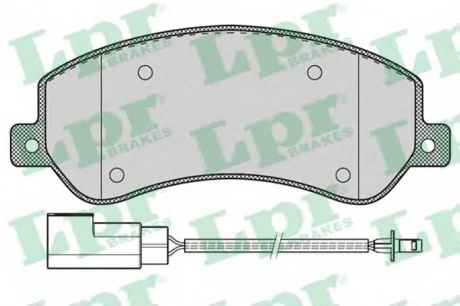 Колодки тормозные, передние RWD, 2.4-3.2TDCI LPR 05P1260