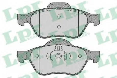 Колодки тормозные, передние, RENAULT Clio, Megane, Scenic 1.4-2.0 99-09 LPR 05P1279
