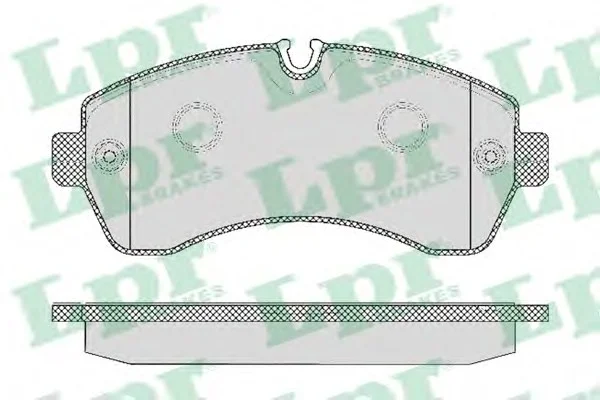Колодки тормозные, передние, DB518 (тип BREMBO) LPR 05P1295 (фото 1)