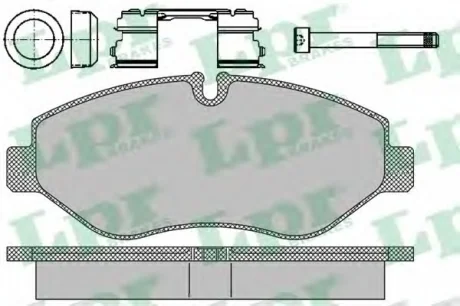 Комплект тормозных колодок из 4 шт. дисков LPR 05P1297