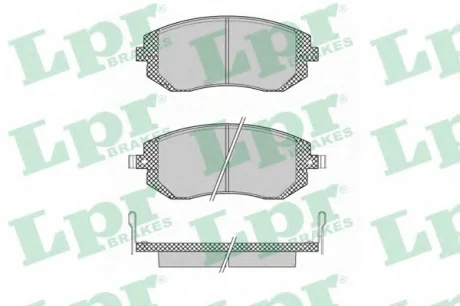 Колодки тормозные, передние LPR 05P1363