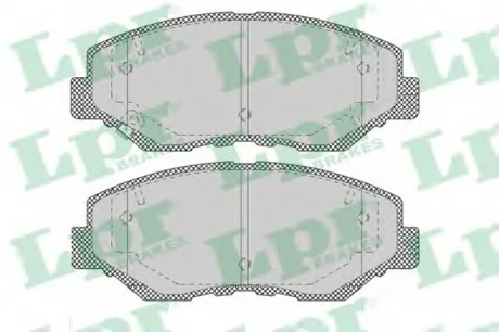 Колодки гальмівні дискові передні Honda Accord (VII,VIII) Civic X, CR-V (II,IV,V), Pilot (02-08) LPR 05P1364
