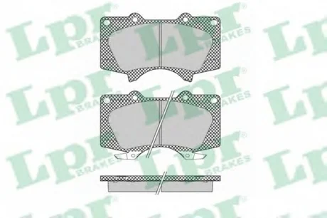 Тормозные колодки дисковые LPR 05P1379