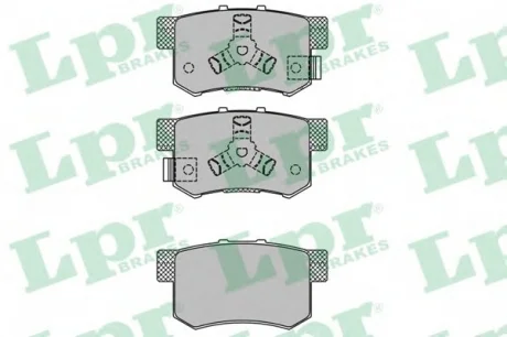 Колодки тормозные дисковые задние Honda Accord (VIII,IX), CR-V (II,III,IV), Odyssey (13-) LPR 05P1404