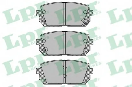 Тормозные колодки дисковые LPR 05P1416