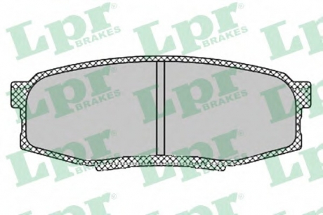 Тормозные колодки дисковые LPR 05P1419 (фото 1)