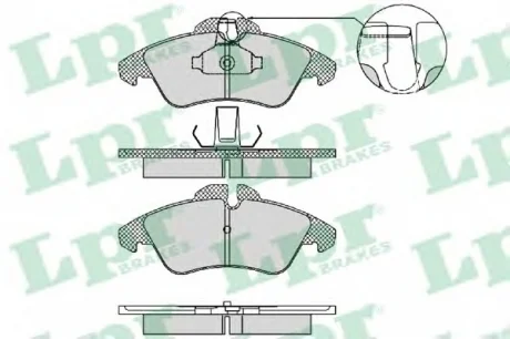 Колодки тормозные LPR 05P1469