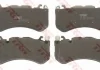 Колодки гальмівні, передні, MB E (W212), 09- TRW GDB1734 (фото 2)