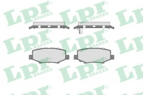 Тормозные колодки дисковые LPR 05P1555