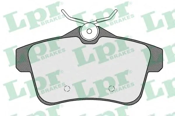 Комплект тормозных колодок из 4 шт. дисков LPR 05P1567 (фото 1)