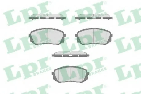 Тормозные колодки дисковые LPR 05P1689