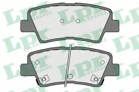 Тормозные колодки дисковые LPR 05P1710