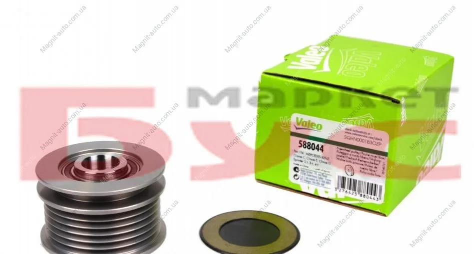 Шкив генератора MERCEDES W190/124/210/Sprinter \'\'84-00 Valeo 588044 (фото 1)