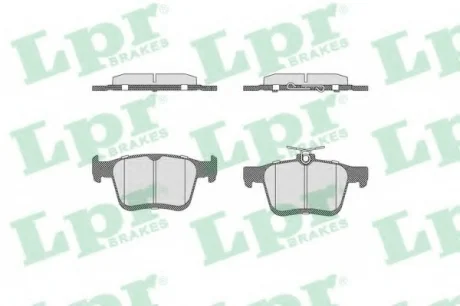 Тормозные колодки дисковые LPR 05P1835