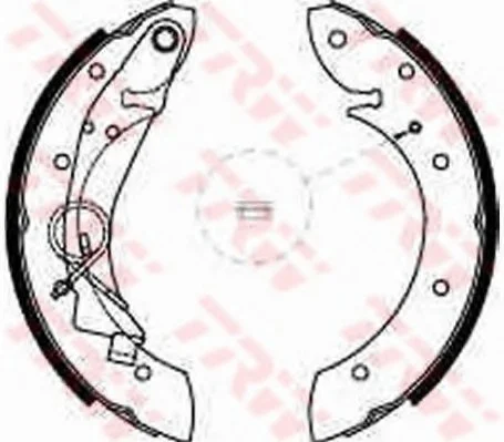 Тормозная колодка CITROEN BERLINGO, BERLINGO MULTISPACE, XSARA PICASSO PEUGEOT 405 I, 405 II, PARTNER, PARTNER ORIGIN, PARTNER TEPEE 1.1-Electric 01.87- TRW GS8635 (фото 1)