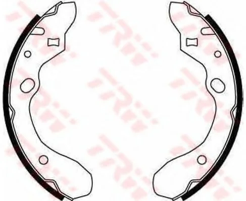 Гальмівні колодки барабанні MAZDA 323/323C/323F/323P/MX3 TRW GS8582 (фото 1)