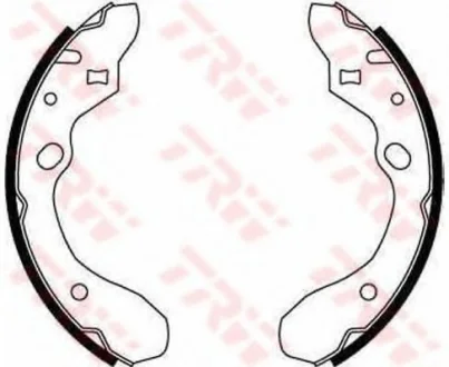 Гальмівні колодки барабанні MAZDA 323/323C/323F/323P/MX3 TRW GS8582