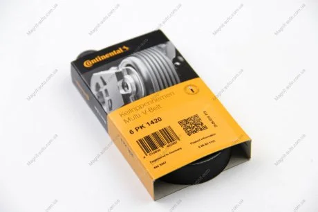Ремінь генератора Transit 2.5Di/TD (PS,AC) 92>00 Contitech 6PK1420