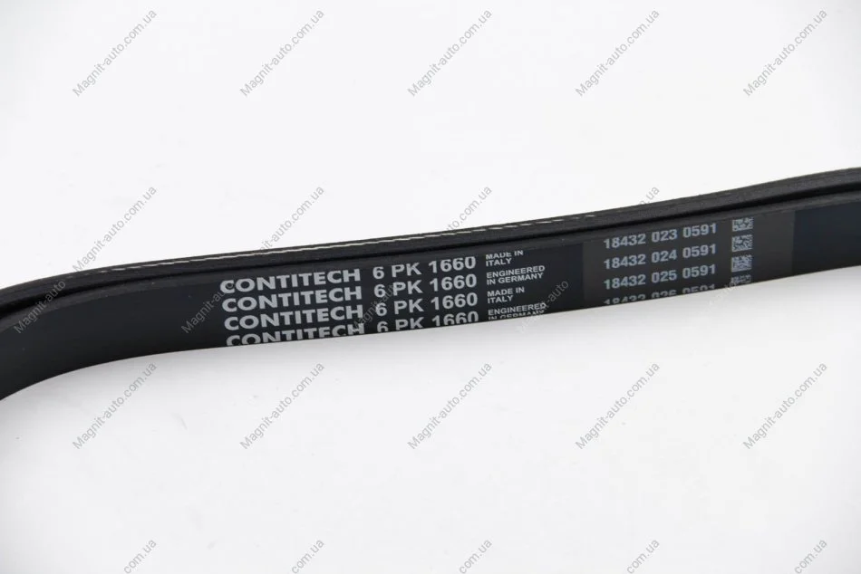 Ремінь генератора, Scudo/Berlingo/VW Golf Contitech 6PK1660 (фото 1)