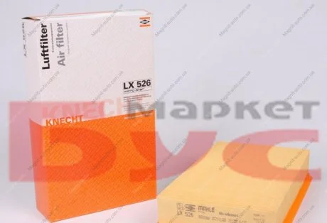 Фільтр повітряний MAHLE / KNECHT LX 526