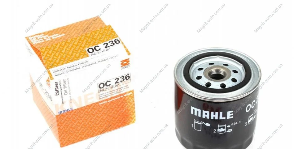 Фільтр оливний MAHLE / KNECHT OC 236 (фото 1)