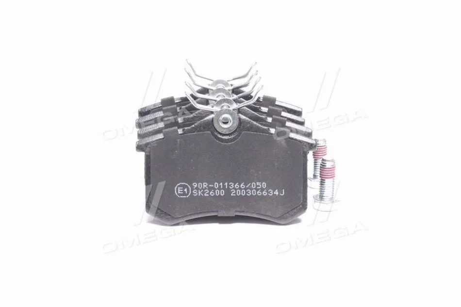 Колодки тормозные, задние, (тип TRW) 04- (L=87mm) AUDI, CITROEN, FORD, PEUGEOT, RENAULT, SEAT, SKODA, VW задн. (пр-во) LPR 05P634 (фото 1)