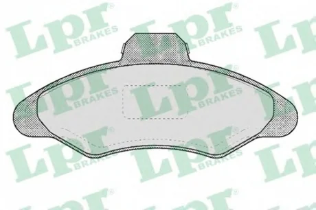 Колодки тормозные, передние LPR 05P383