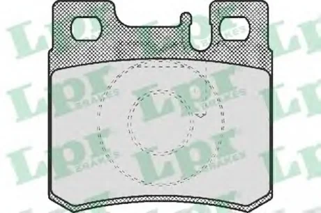 Колодки тормозные, задние, MB C (W202/S202), E (A124/W124/C124/W210/S124) LPR 05P428