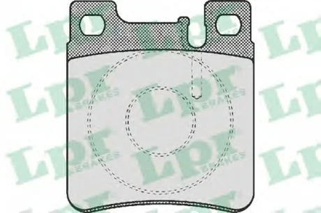 Тормозные колодки дисковые LPR 05P477