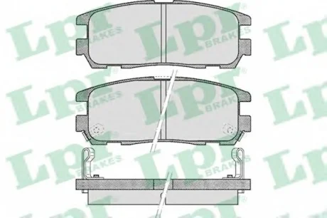 Тормозные колодки дисковые LPR 05P524