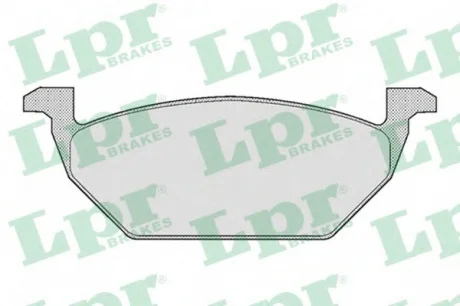 Комплект тормозных колодок из 4 шт. дисков LPR 05P668