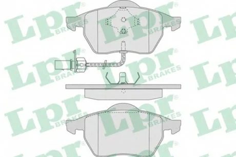 Комплект тормозных колодок LPR 05P790