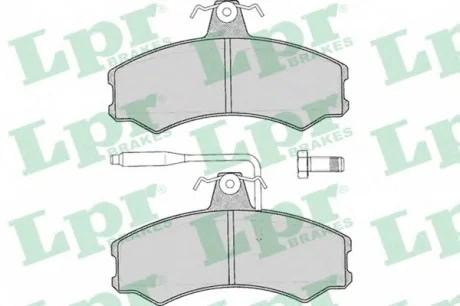 Колодки гальмівні, передні, 86-94 (1.4t) LPR 05P012