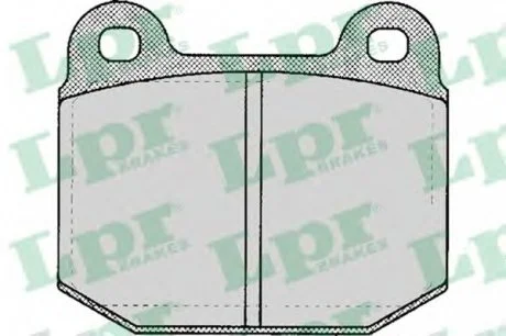 Тормозные колодки дисковые LPR 05P137