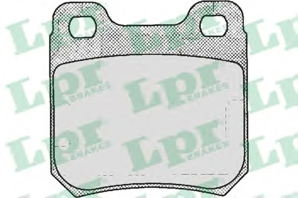 Колодки гальмівні LPR 05P206 (фото 1)