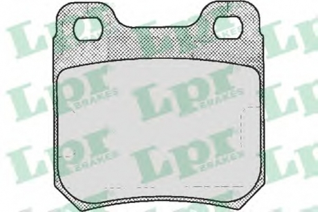 Тормозные колодки дисковые LPR 05P206 (фото 1)