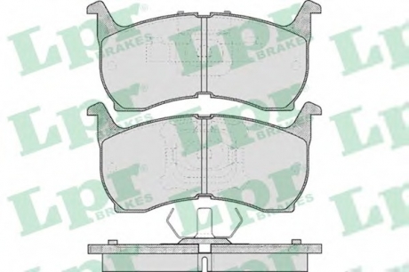 Тормозные колодки дисковые LPR 05P368