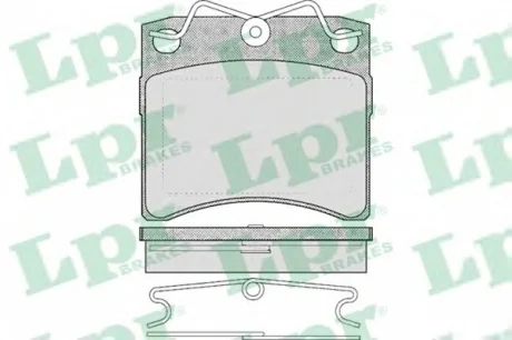 Комплект тормозных колодок из 4 шт. дисков LPR 05P437