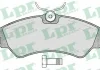 Колодки гальмівні дискові передні (+ болти) VW T4 LPR 05P439 (фото 1)