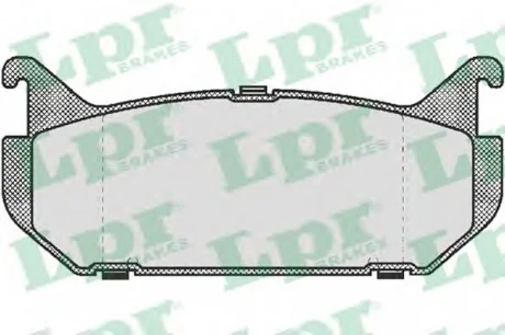 Тормозные колодки дисковые LPR 05P512